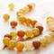 12 Pack: Yellow Crackled Agate Round Beads by Bead Landing™